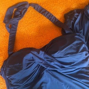 Garnet Hill Swim Tankini 14 Skirt 16